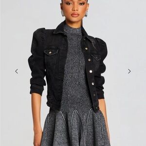 Black Denim Jacket- brand new